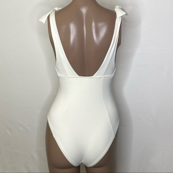 L*Space Isabelle Tie Straps Plunge Body Swimsuit - Picture 2 of 2